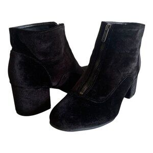 Circus By Sam Edelman Black Velvet Ankle Boots Sz 10​​